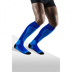 CEP Ski Thermo Blue/Azure Compression Socks for Men