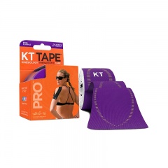 KT Tape Pro 10'' Precut Kinesiology Tape (Epic Purple)