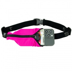 SPIbelt Running Belt With Large Pocket (Fuschia Pink)