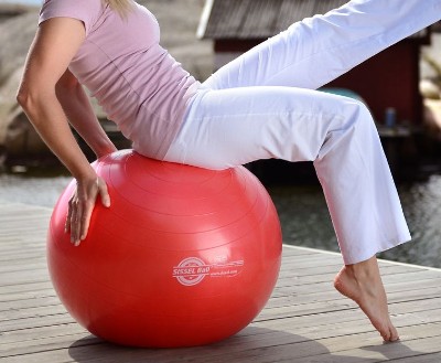 The Sissel Exercise Ball is fun and engaging