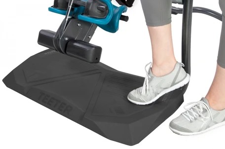 Boarding platform allows users to climb easily onto the LX9 Boarding platform allows users to climb easily onto the LX9