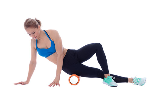 Foam Roller Thigh Massage