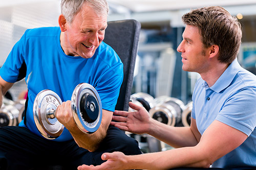Weight training at old age